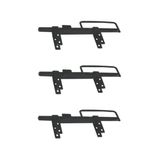 Kit 3 Trincos Cavalo Com Alça Portão Porteira Em Aço 370mm