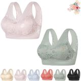 Sutiãs Ufunay Hatmeo Para Mulheres Idosas, Sutiã Ortopédico Feminino Antiflacidez Hatmeo, Sutiã Push-up Respirável (cinza+verde, 4gg (202-220 Li