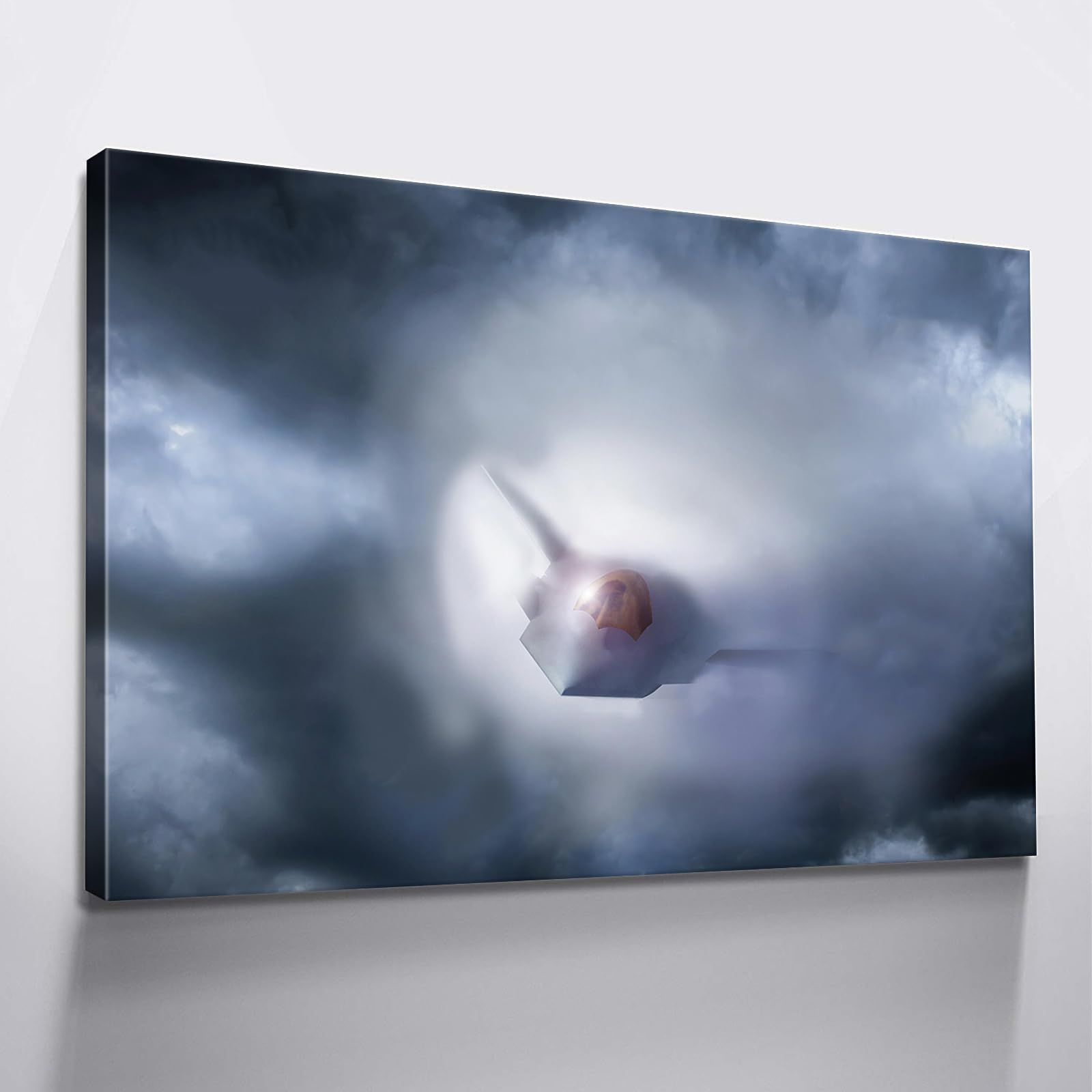 Arte De Parede F-47 Fighter Jet Military Aviation 40x60cm