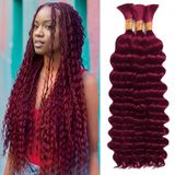 Cabelo Trançado Humano Motfin Boho Braids 3 Pacotes 110g 50cm
