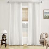 Cortinas Twodrapes Pinch: Linho Plissado, Bege, 335x335cm, 2 Painéis