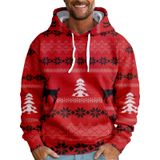 Suéter De Natal, Férias, Vintage Moderno Para Homens, Vermelho, Tamanho M