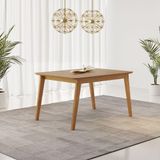 Mesa De Jantar Elegance 120x80cm Amadeirado Jcm Movelaria Cinamomo