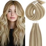 Fita Adesiva Em Extensões De Cabelo Loxxy 22 Polegadas Human Hair 50 G 20 Unidades