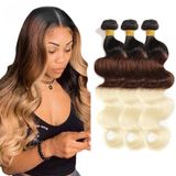Pacotes De Cabelo Cnumgunm Blonde Body Wave 100% Virgem Brasileira