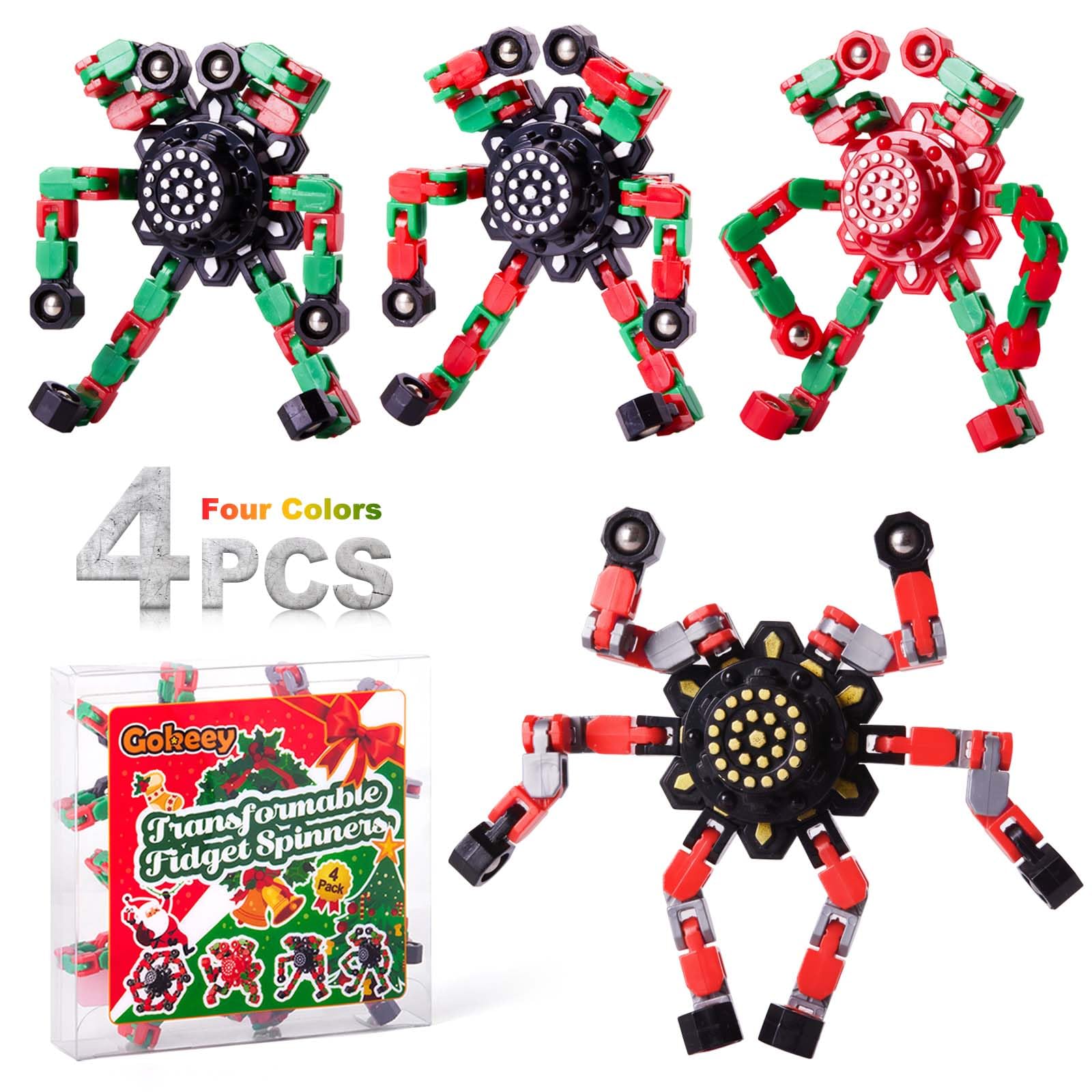 Fidget Spinners Gokeey Transformable Finger Gyros Christmas