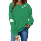 Moletom Feminino Keevici St Patricks Day Lucky Shamrock Green