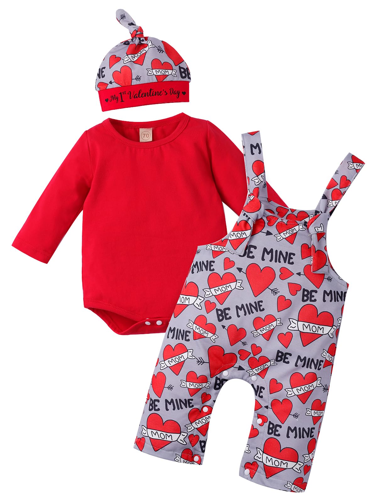Roupa De Menino Cemion My First Valentines Day 12-18 Meses