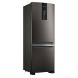 Geladeira Brastemp BRE59FE Frost Free Inverse A+++ 461Litros Cor Black Inox com Tecnologia Inverter e Freeze Control Advanced 110V