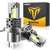Lâmpadas De Neblina Led Termitor H4 6500k 40000lm 9003 Hb2 X2