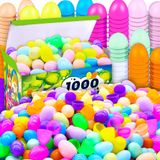 Ovos De Páscoa De Plástico Rallypanda 1000cs Para Caça À Páscoa