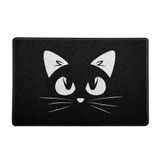 Capacho/tapete 60x40cm - Gato Preto