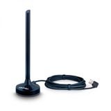 Antena Interna/ Externa Aquario Dtv-100p Vhf/ Uhf/ Fm/...