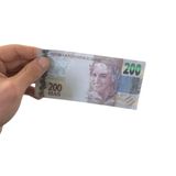 50 Notas Cenograficas - 20 Reais Ou 200 Reais - Notas De Cinema Fake Modelo Alfanumérico 200