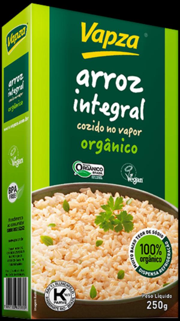 Arroz Integral Orgânico 250gr - Vapza