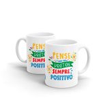 Caneca De Cerâmica Manual Do Mundo - Pense Como Um Próton (branca)