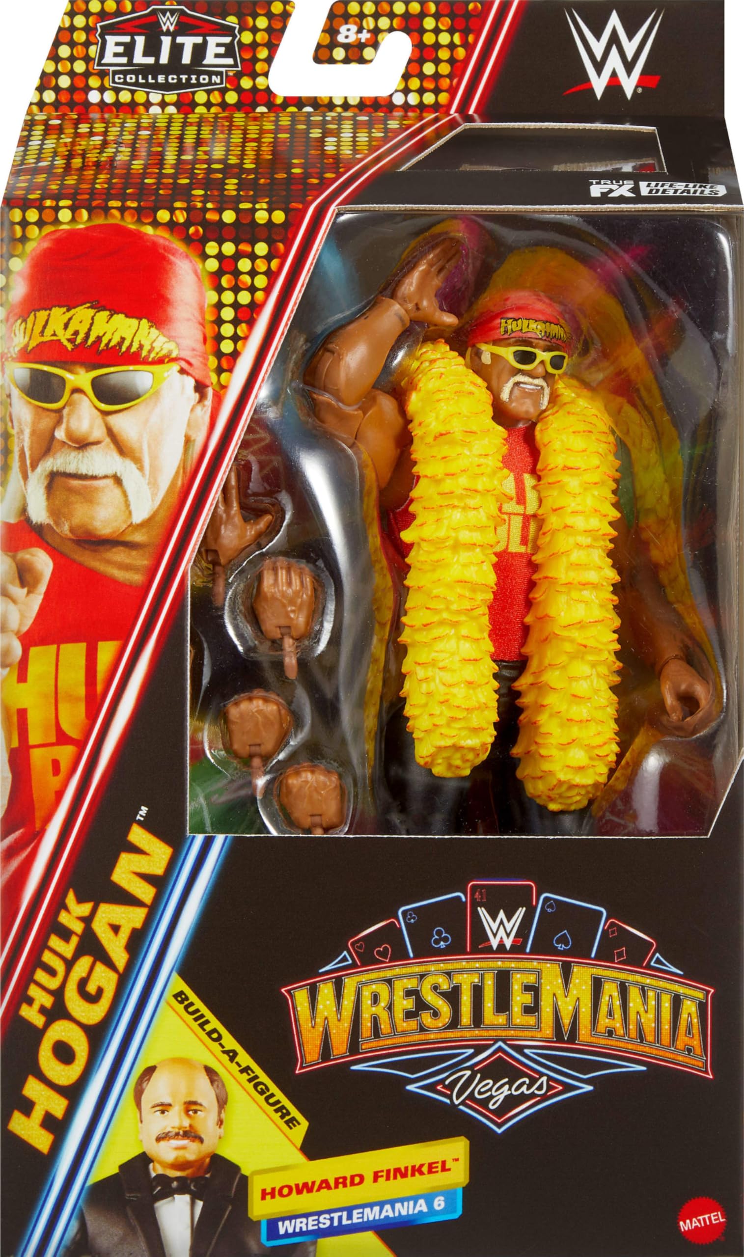 Boneco De Ação Mattel Wwe Elite Collection Hulk Hogan Wrestlemania