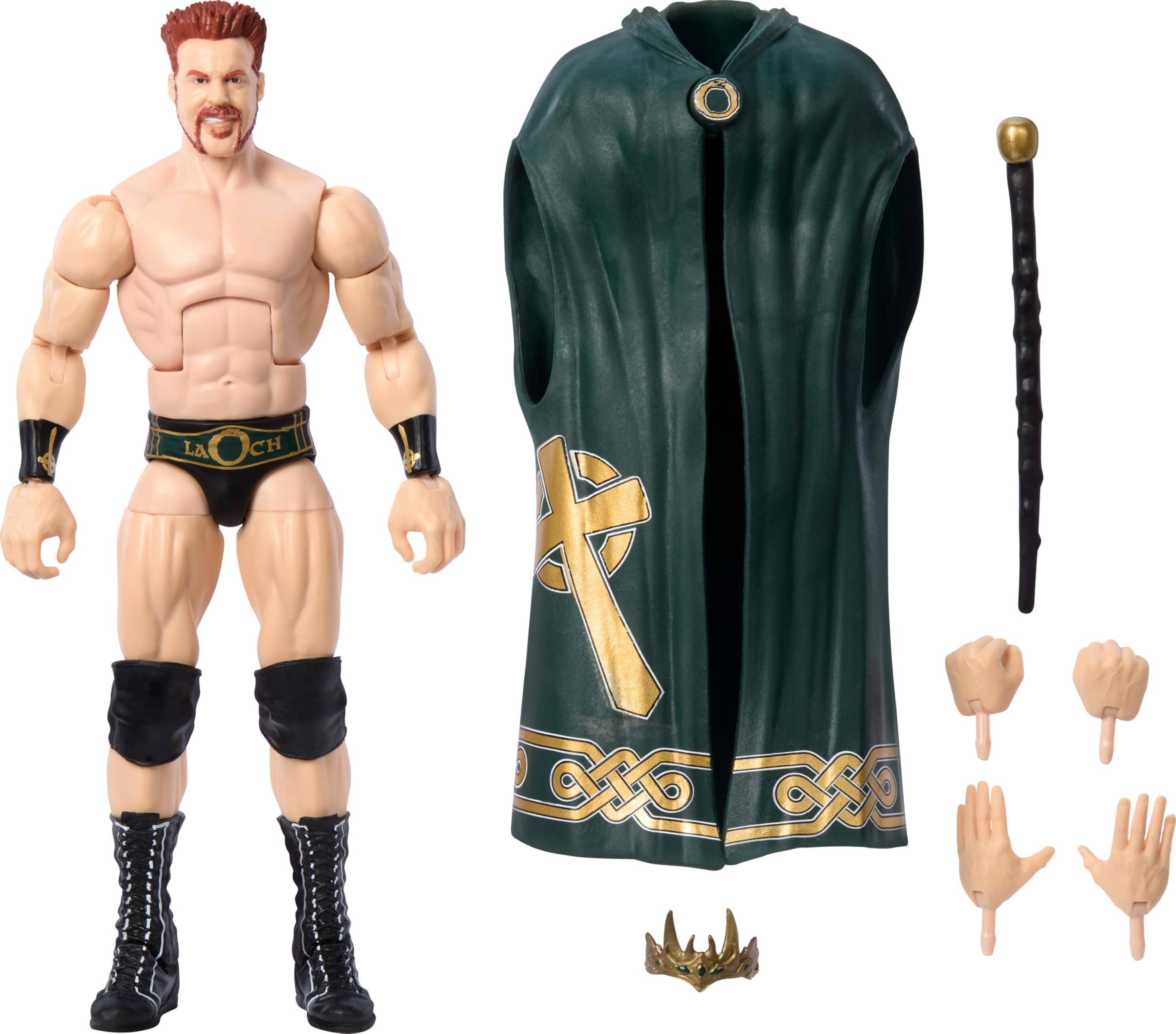 Boneco De Ação Mattel Wwe Elite King Sheamus 6 Polegadas 2025