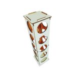 Porta Cápsulas Dolce Gusto Mdf Branco [f031]