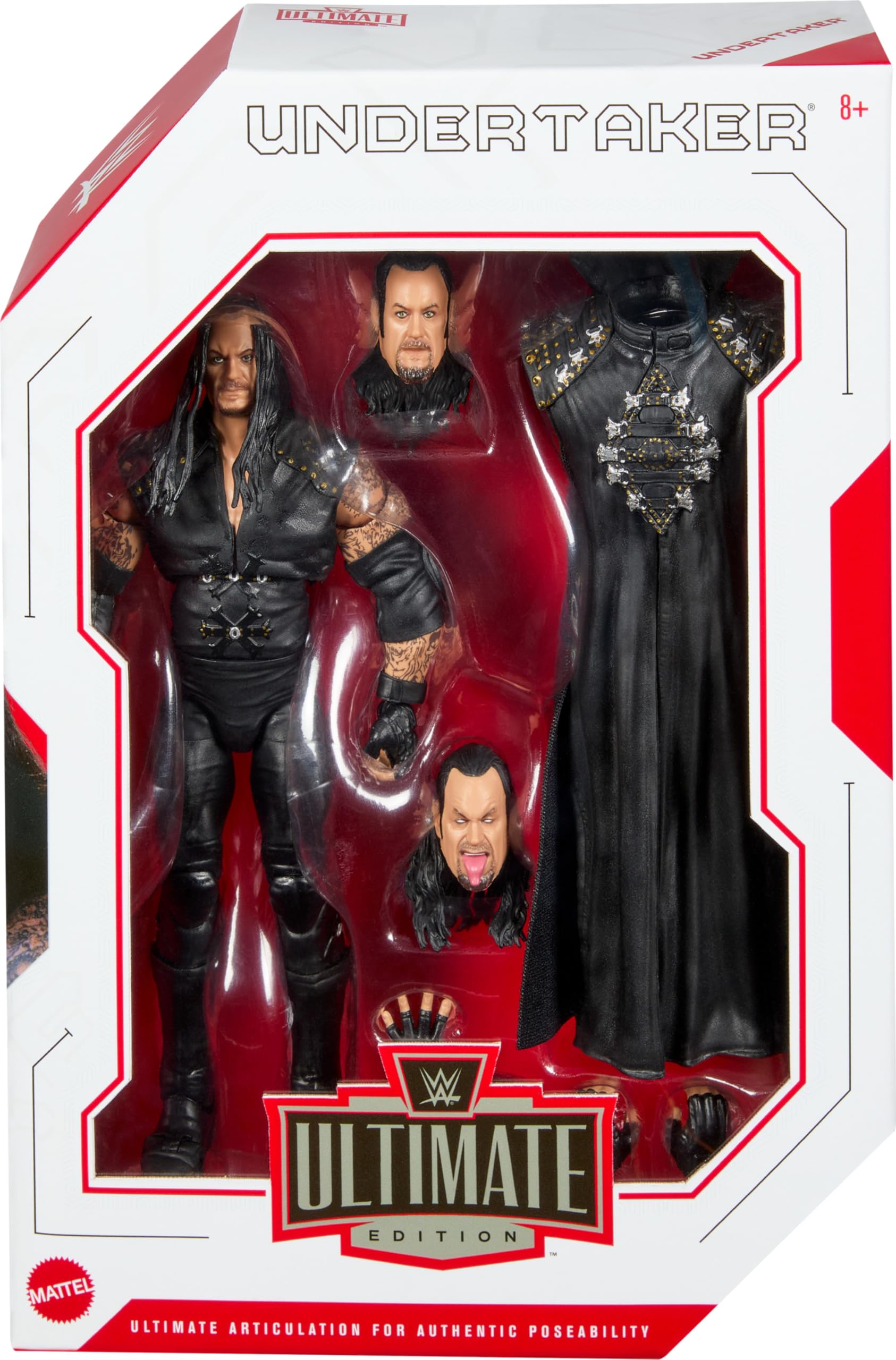 Boneco De Ação Mattel Wwe Ultimate Edition Undertaker De 6