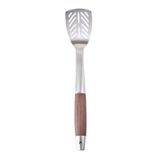 Espátula Vazada Churrasco Em Aço Inox Kenya