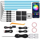 Lâmpada Led Para Carro Maodaner Rgb 10 Em 1 Com Aplicativo Sem Fio