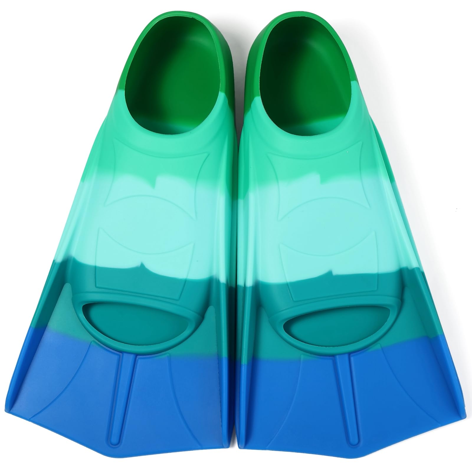 Barbatanas De Natação Azuunye Kids Short Blade, Salto Antiderrapante, Trem De Piscina