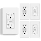 Gfci Outlet Elegrp De 20 A, Autoteste Gfi Com Design Mais Fino, Pacote Com 5