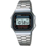 Relógio Casio Masculino Ref: A168wa-1wdf Vintage Prateado