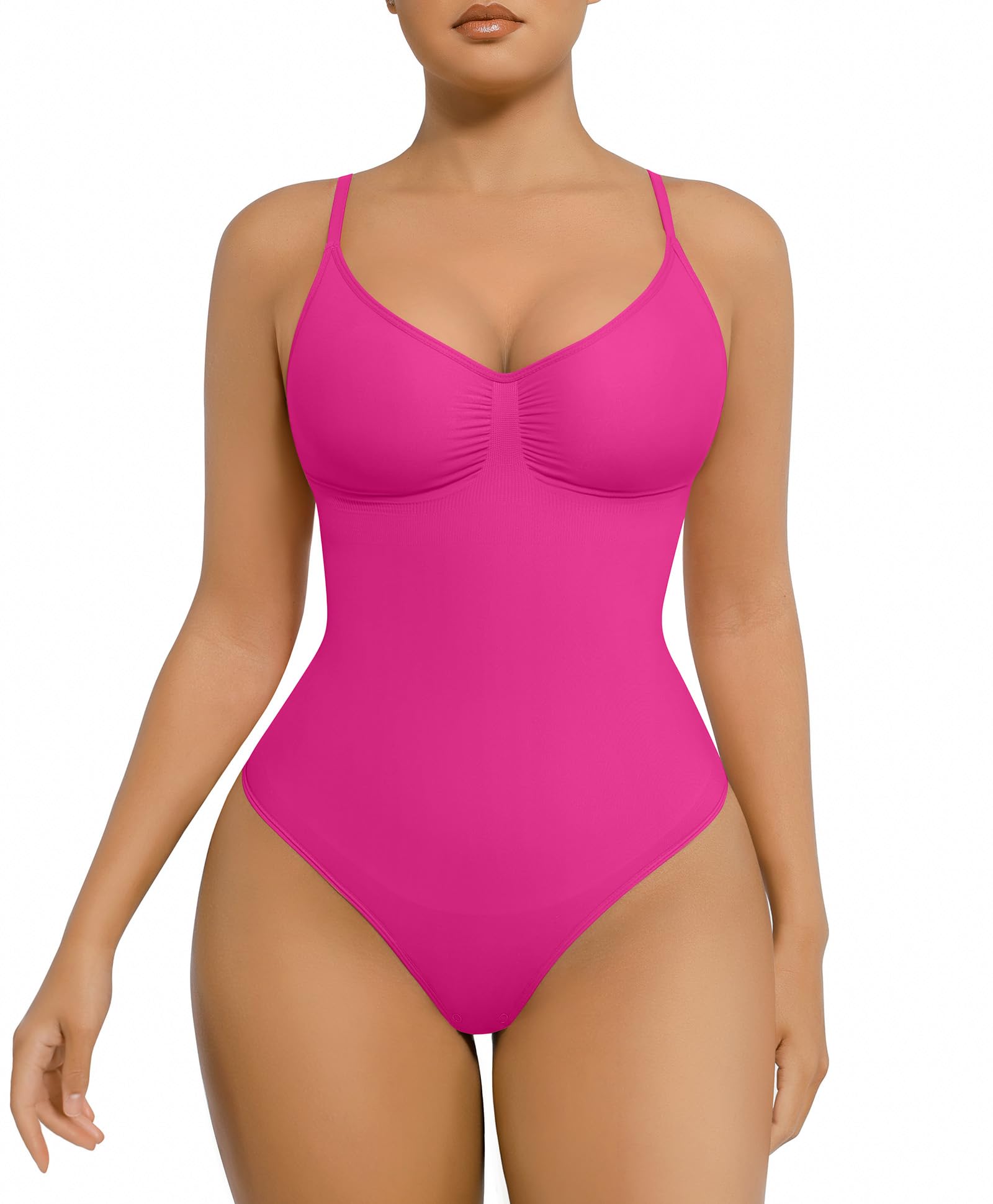 Macacão Shapewear Feelingirl Tummy Control Rosa M-l Feminino