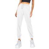 Calça De Moletom Feminina Automet Cinch Bottom Branca Xl