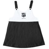 Vestido Infantil Do Ceara Alça Oficial Menina Torcidababy - Branco - 1