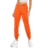 Calça De Moletom Feminina Automet Com Calça Justa, Atlética, Laranja, L