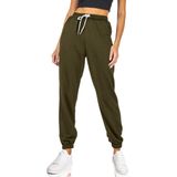 Calça De Moletom Feminina Automet Cinch Bottom Verde Militar Tamanho L