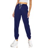 Calça De Moletom Feminina Automet Cinch Bottom Azul Escuro Tamanho L