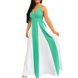 Vestido De Baile Feminino Eemeii Com Alças Finas Sem Mangas E Menta