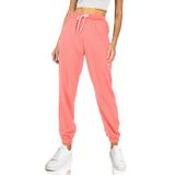 Calça De Moletom Feminina Automet Com Calça Justa, Rosa Atlética, S