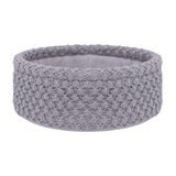 Cesto De Tricot Manu - Buddemeyer Cinza