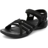 Sandálias De Caminhada Ubfen Femininas Sport Walking Pretas Tamanho 10