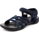 Sandálias De Caminhada Ubfen Femininas Sport Walking Azuis Tamanho 6