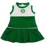 Vestido Infantil Palmeiras Regata Oficial Menina Revedor - Verde - 1