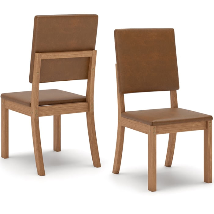 Kit 2 Cadeiras Milla Plus Corano Caramelo Henn