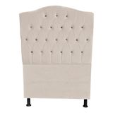 Cabeceira De Cama Box Princesa Solteiro 90 Cm Botão Strass Suede Porcelana Do Lar Móveis