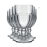 Taça Para Água Bristol De Vidro 340ml 6 Unidades - Nadir 0011