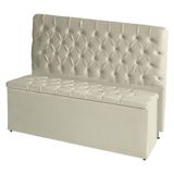 Kit Cabeceira De Cama E Calçadeira Baú Estrela Casal 140 Cm Suede Capitonê Porcelana De Casa Móveis E Decoração