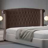 Cabeceira De Cama Box Toquio Casal Queen 160 Cm Suede Rosê Do Lar Móveis E Decoração