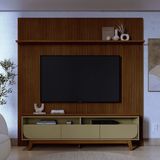 Rack Com Painel Para Tv Até 75 Polegadas Luna Cumuru/opala