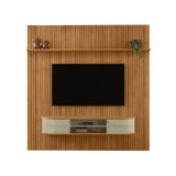Painel Para Tv 75 Polegadas New Bugatti Cumaru/opala