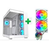 Gabinete Gamer Fv150 + Watercooler 240 White