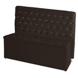 Kit De Quarto Cabeceira De Cama Box E Calçadeira Baú Estrela Casal Queen 160 Cm Suede Botão Strass Marrom Do Lar Móveis